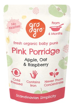 Gro Gro Pink Porridge fra 6 mnd økologisk, 100 g