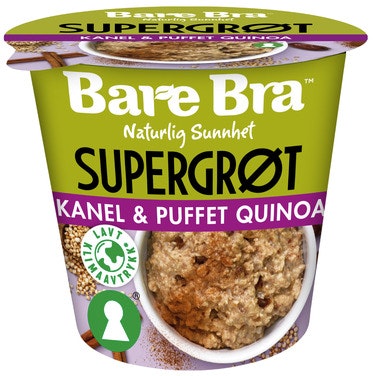 Bilde: © Bare Bra / Oda Bare Bra Bare Bra Grøt Kanel og Puffet Quinoa