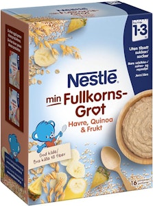 Nestlé Min Grøt Havre Quinoa Banan fra 1-3 år