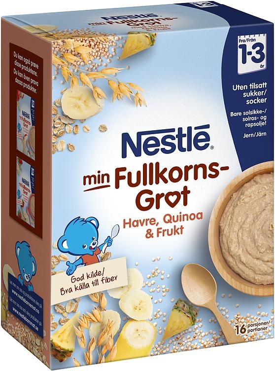Nestlé Min Grøt Havre Quinoa Banan fra 1-3 år