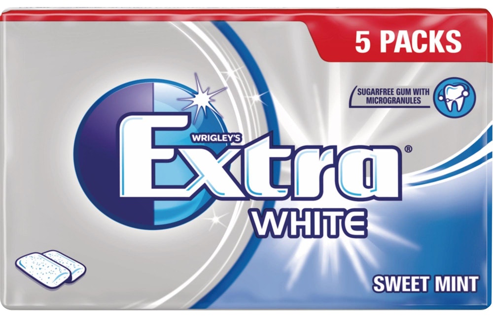 Extra White Sweet Mint Sukkerfri 5 stk