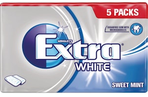 Extra White Sweet Mint Sukkerfri 5 stk