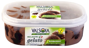 Bilde: © Valsoia / Oda Valsoia Gelato Risis Sjokolade Vegansk