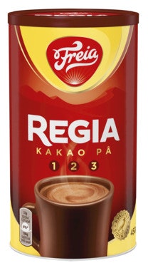 Bilde: © Freia / Oda Freia Regia Sjokoladedrikk Boks