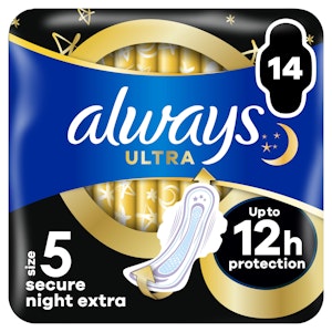 Always Bind Ultra Secure Night Extra Str 5
