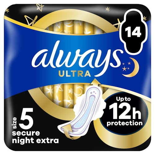 Always Always Bind Ultra Secure Night Extra Str 5