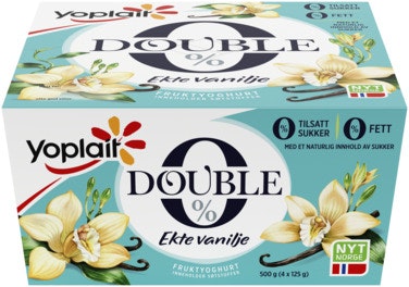 Bilde: © Yoplait / Oda Yoplait Yoplait 00% Vanilje, 4x125g