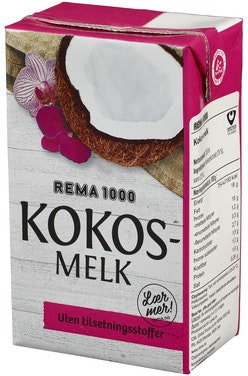 Bilde: © REMA 1000 / Oda REMA 1000 Kokosmelk
