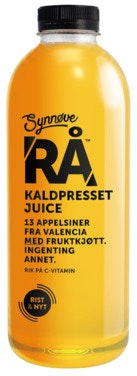 Synnøve Rå Kaldpresset Appelsinjuice Med fruktkjøtt