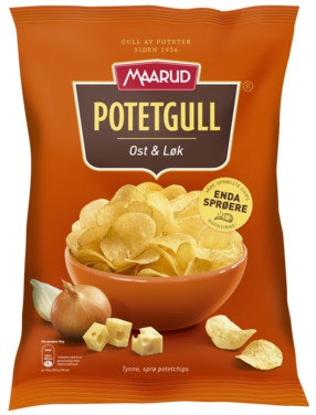 Bilde: © Maarud / Oda Maarud Potetgull Ost & Løk