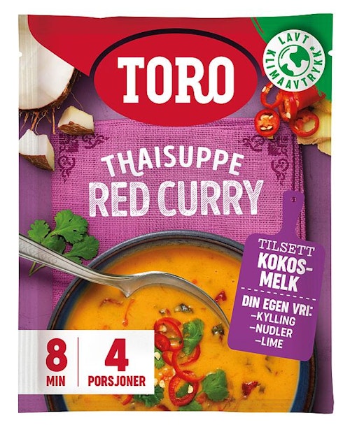 Toro Thaisuppe Red Curry