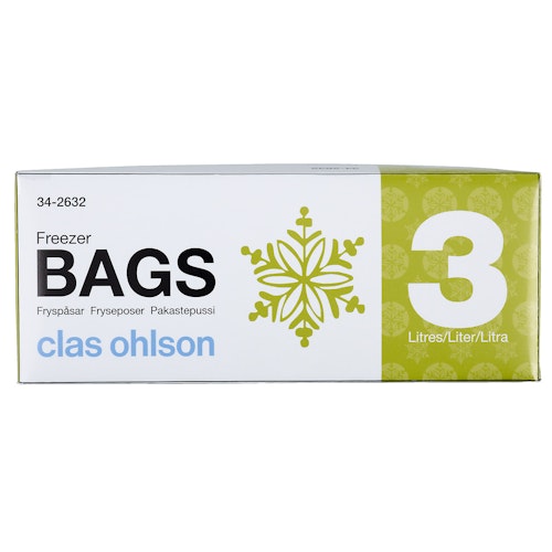 Bilde: © Clas Ohlson / Oda Clas Ohlson Fryseposer 3L