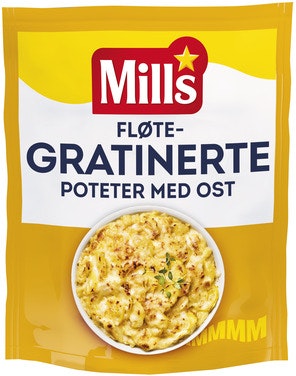 Bilde: © Mills / Oda Mills Gratinerte Poteter Med Ost