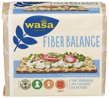 Bilde: © Wasa / Oda Wasa Knekkebrød Fiber Balance