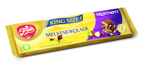 Bilde: © Freia / Oda Freia Fruktnøtt King Size PARTIVARE