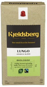 Kjeldsberg Kaffebrenneri Kaffekapsel Alu Arabica Blend 57g, Fairtrade, Økologisk