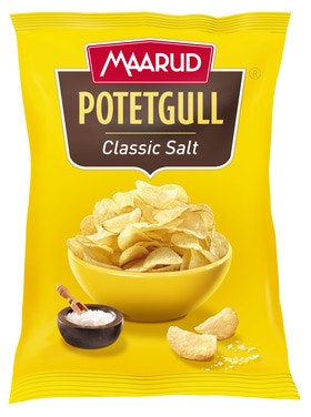 Maarud Potetgull Classic Salt 250 g