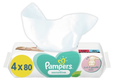 Bilde: © Pampers / Oda Pampers Våtservietter Sensitive 4pk