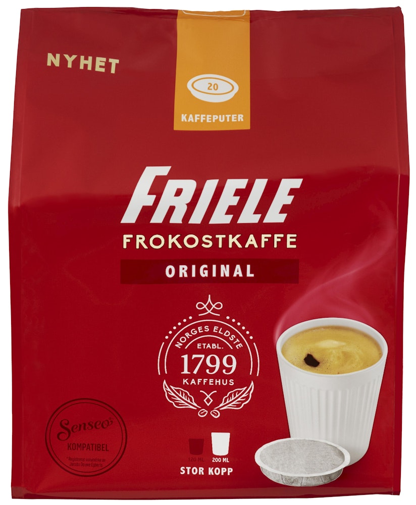 Senseo Friele Stor kopp Kaffeputer, 20 stk