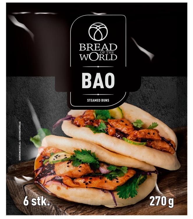 Bread of the World Bao Buns 6 stk