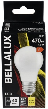 Bilde: © Bellalux / Oda Bellalux Led Cl A 40 Matt E27