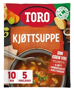 Toro Kjøttsuppe med Grønnsaker