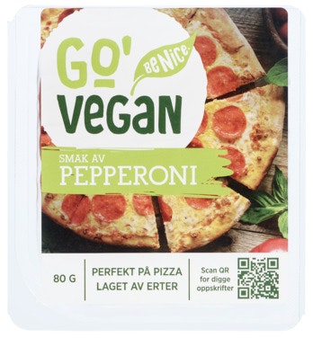 Go’Vegan Pizzatopping Smak av Pepperoni