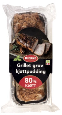 Bilde: © Bjerke Spekemat / Oda Bjerke Spekemat Grillet Grov Kjøttpudding 80% kjøtt