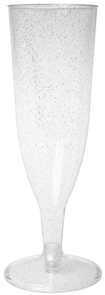 Duni Champagneglass Plast Glitter