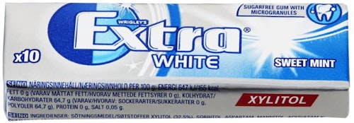 Extra Extra White Sweet Mint Sukkerfri 10 stk