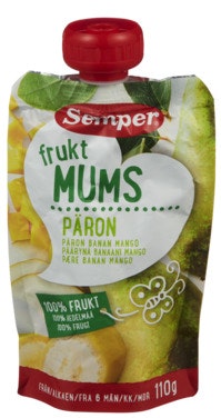 Bilde: © Semper / Oda Semper Fruktmums Pære, Banan & Mango Fra 6 mnd