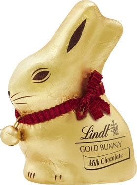 Bilde: © Lindt / Oda Lindt GOLD BUNNY sjokolade-påskehare
