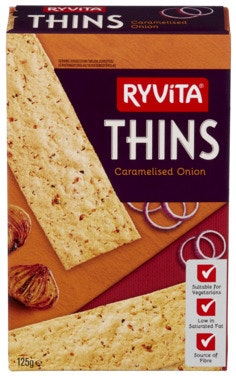 Bilde: © Ryvita / Oda Ryvita Thins Caramelised Onion