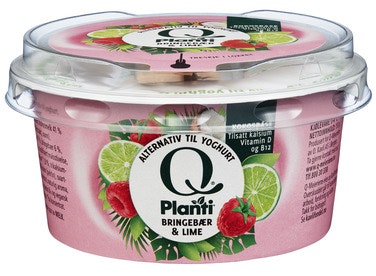 Q-meieriene Planti Yoghurt Med Bringebær & Lime