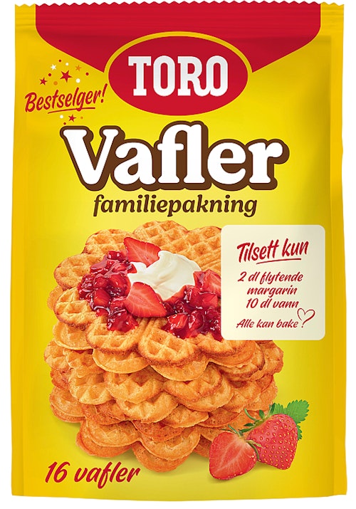 Bilde: © Toro / Oda Toro Vafler Familiepakning