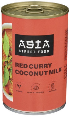 Asia Streetfood Rød Curry Kokosmelk