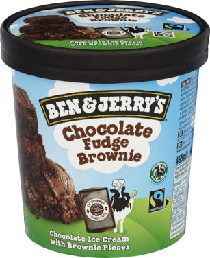 Ben & Jerry's Chocolate Fudge Brownie Iskrem 465 ml