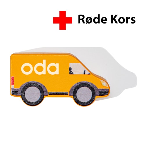 Bilde: © Creativ / Oda Creativ Doner 100 kr til Røde Kors Få med en Oda trebil, 1 stk
