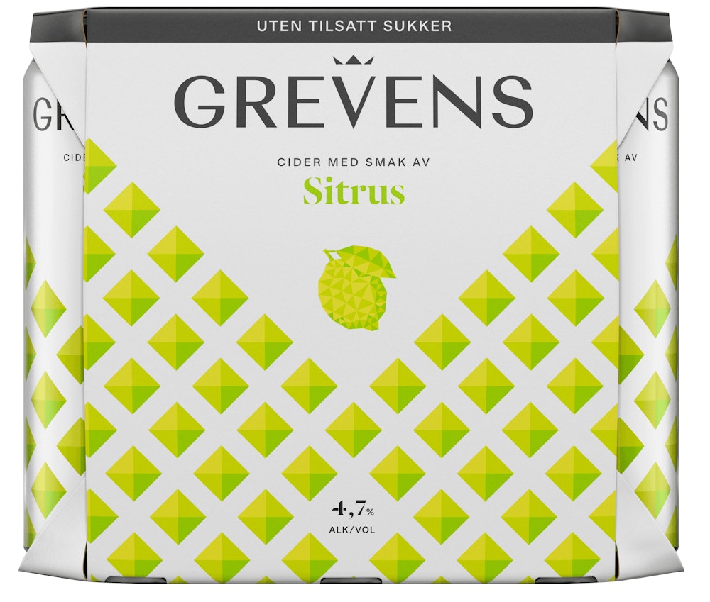 Grevens Cider Sitrus 6 x 0,5L