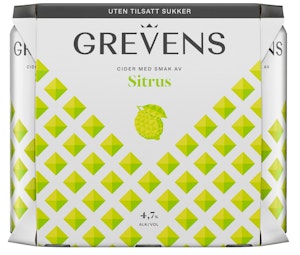 Grevens Cider Sitrus 6 x 0,5L