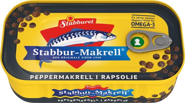 Stabburet Stabbur-Makrell Peppermakrell i rapsolje