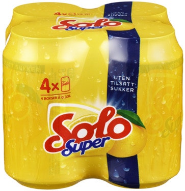 Bilde: © Solo / Oda Solo Solo Super Boks 4 x 0,33l, 1,32 l
