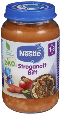Bilde: © Nestlé / Oda Nestlé Stroganoff Biff Fra 1-3 år, Økologisk