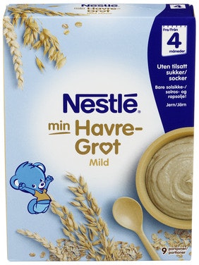 Bilde: © Nestlé / Oda Nestlé Min Havrerøt Mild Fra 4 mnd