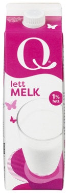 Bilde: © Q-meieriene / Oda Q-meieriene Q Melk Lett 1%