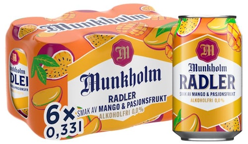 Munkholm Munkholm Radler Mango & Passion 6x0,33l