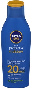 Bilde: © Nivea / Oda Nivea Sun Protect & Moisture SPF 20