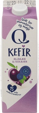 Bilde: © Q-meieriene / Oda Q-meieriene Kefir Blåbær & Solbær