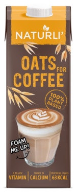 Bilde: © Naturli / Oda Naturli Oats For Coffee Barista Havremelk Vegansk