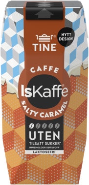 Bilde: © Tine / Oda Tine IsKaffe Salty Caramel Uten Tilsatt Sukker, 330 ml